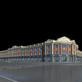 欧式 商业楼 商服