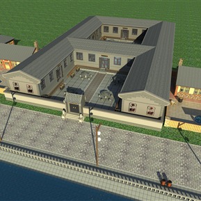 新中式 四合院 新农村四合院