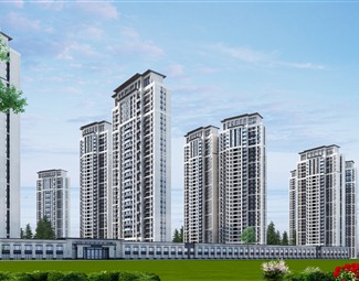 现代 住宅区 住宅