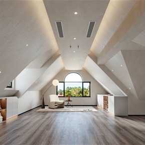 现代 休闲区 阁楼休闲区