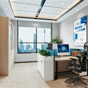 现代 公共办公区 行政办公室