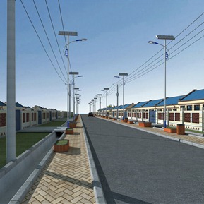 新中式 街道 新农村美丽乡村