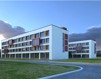 现代现代学校建筑