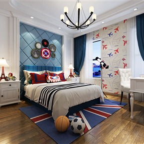 美式 儿童房