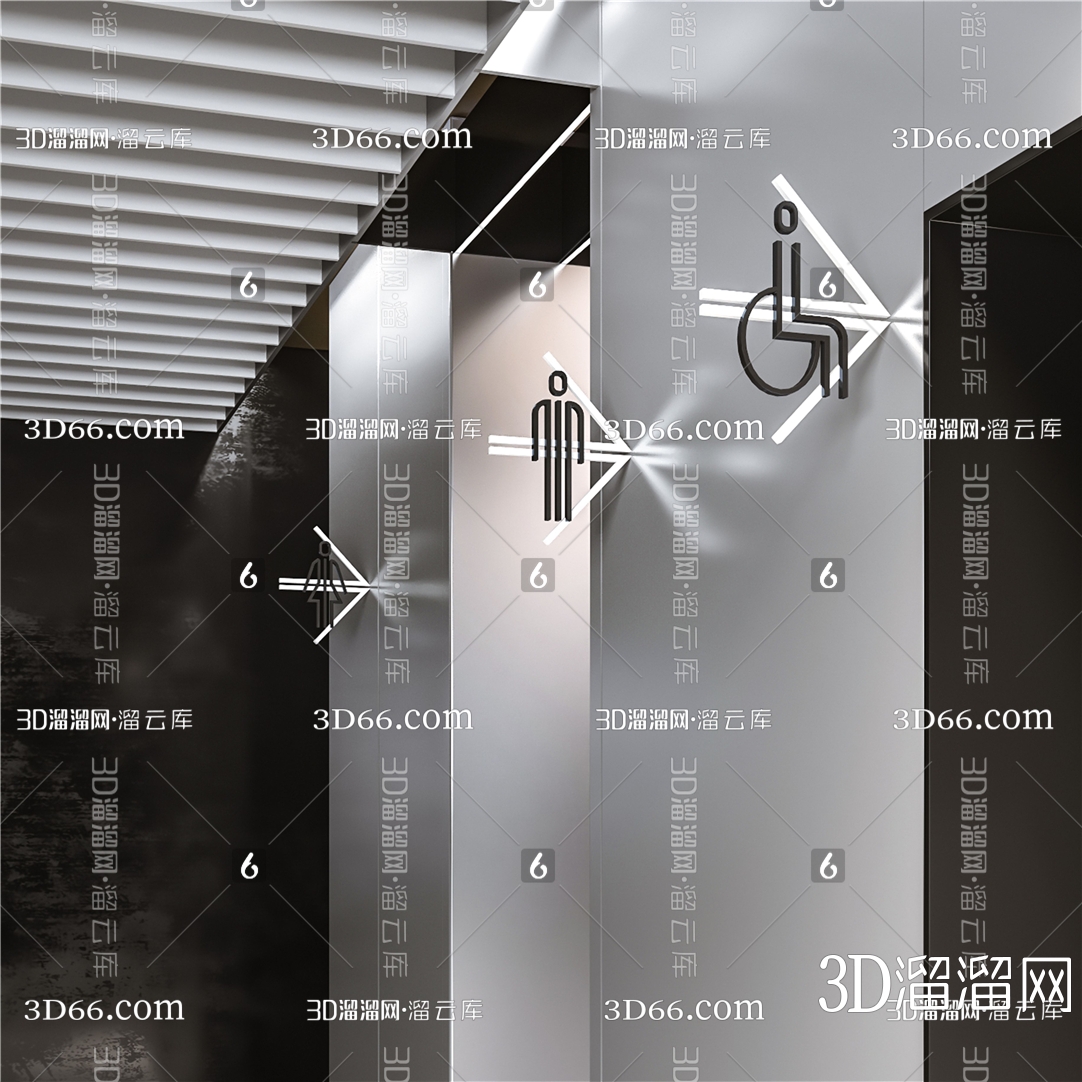 【标识牌3D模型下载】-标识牌3D模型素材下载_3D溜溜网-花瓣网
