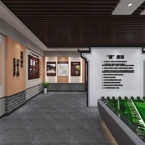 新中式 展厅 村史馆