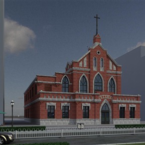 欧式 教堂 小房