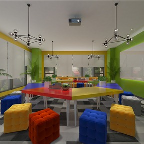 现代 会议室 创造性会议室