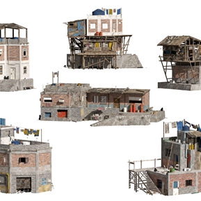 工业LOFT 房子 贫民窟住宅