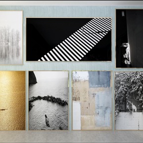 现代 抽象画 装饰画 挂画 壁画