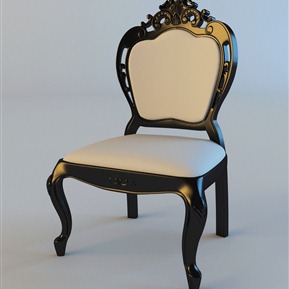 简欧 餐椅 椅子单体