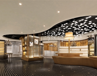 现代展示台