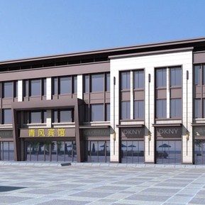 现代 酒店建筑 宾馆