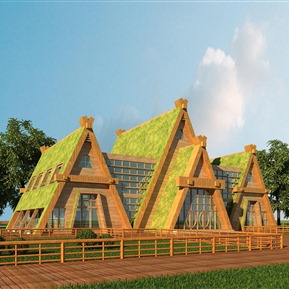 现代 建筑 生态建筑