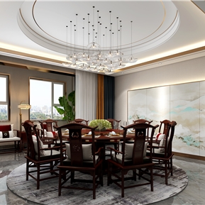 新中式 包间 餐厅