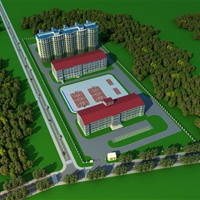 现代 鸟瞰图 厂区鸟瞰