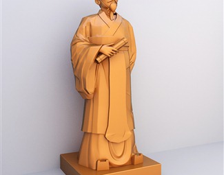 新中式人体雕像