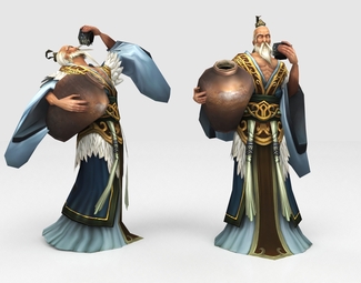 现代游戏人物模型