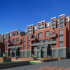 现代 住宅区 住宅楼公寓