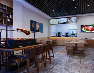 现代 快餐店