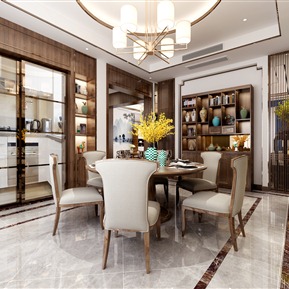 新中式 餐厅 客餐厅