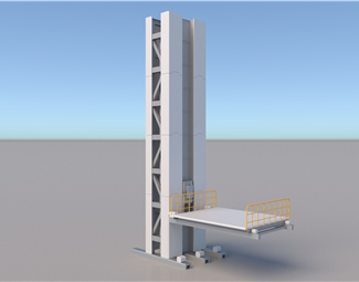 现代 升降台 巷道式堆垛机