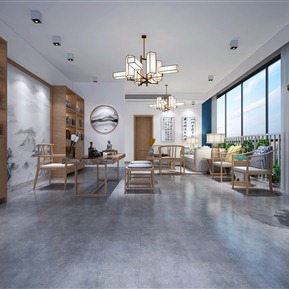 新中式 办公室 总经理室