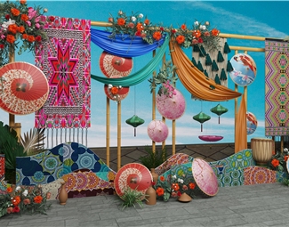 民族风 美陈