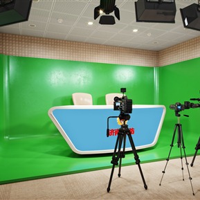 现代 演播室 演播室录播室