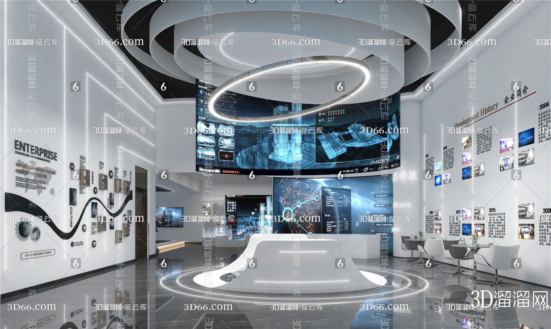 【展厅3D模型下载】-展厅3D模型素材下载_3D溜溜网-花瓣网