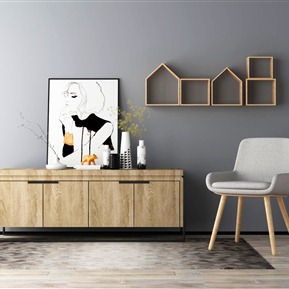 北欧 电视柜 装饰柜装饰品装饰画组合