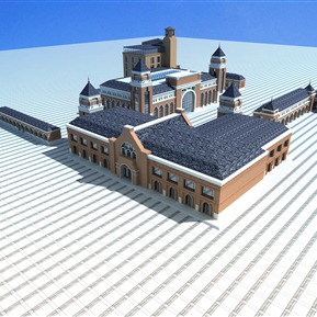 欧式 办公楼 厂区