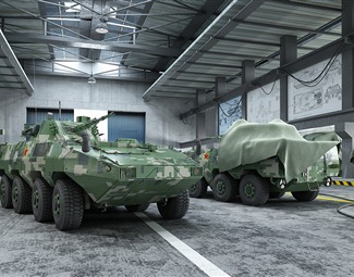 现代军事装甲车