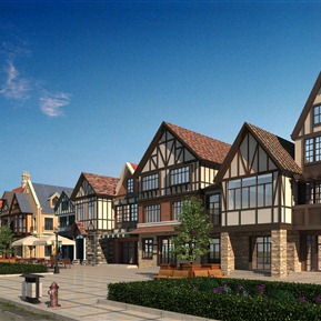 欧式 商业街 荷兰商业街