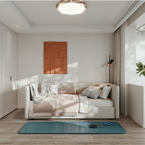 现代 儿童房 公寓次卧室