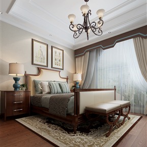 美式 卧室
