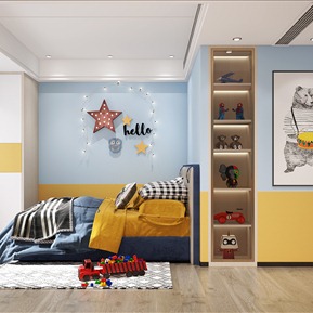 现代 儿童房 男孩房