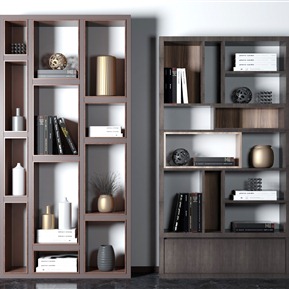 现代 书柜 书柜组合