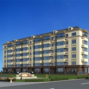 欧式 住宅区 住宅楼