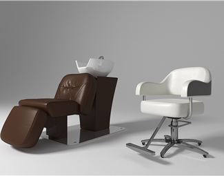 现代现代理发店洗发剪发单椅沙发