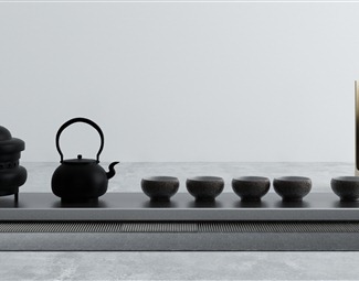 新中式茶艺摆件