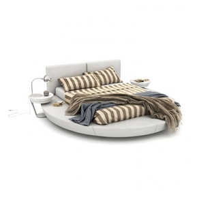 现代 圆床 双人床