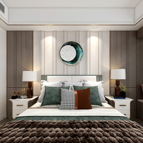 轻奢 卧室 主卧室