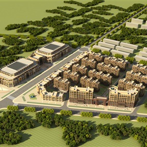 欧式 住宅区 商业办公居民楼