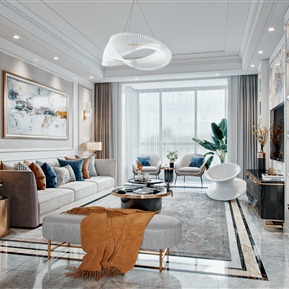 轻奢 客厅