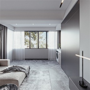 现代 客厅 客餐厅