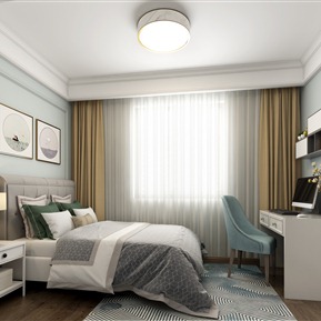 现代 卧室 儿童房