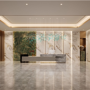 轻奢 大厅 办公大厅