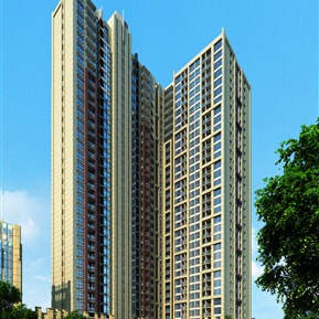 现代 住宅区 高层住宅