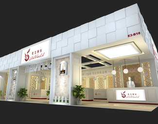 现代 展览 展台
